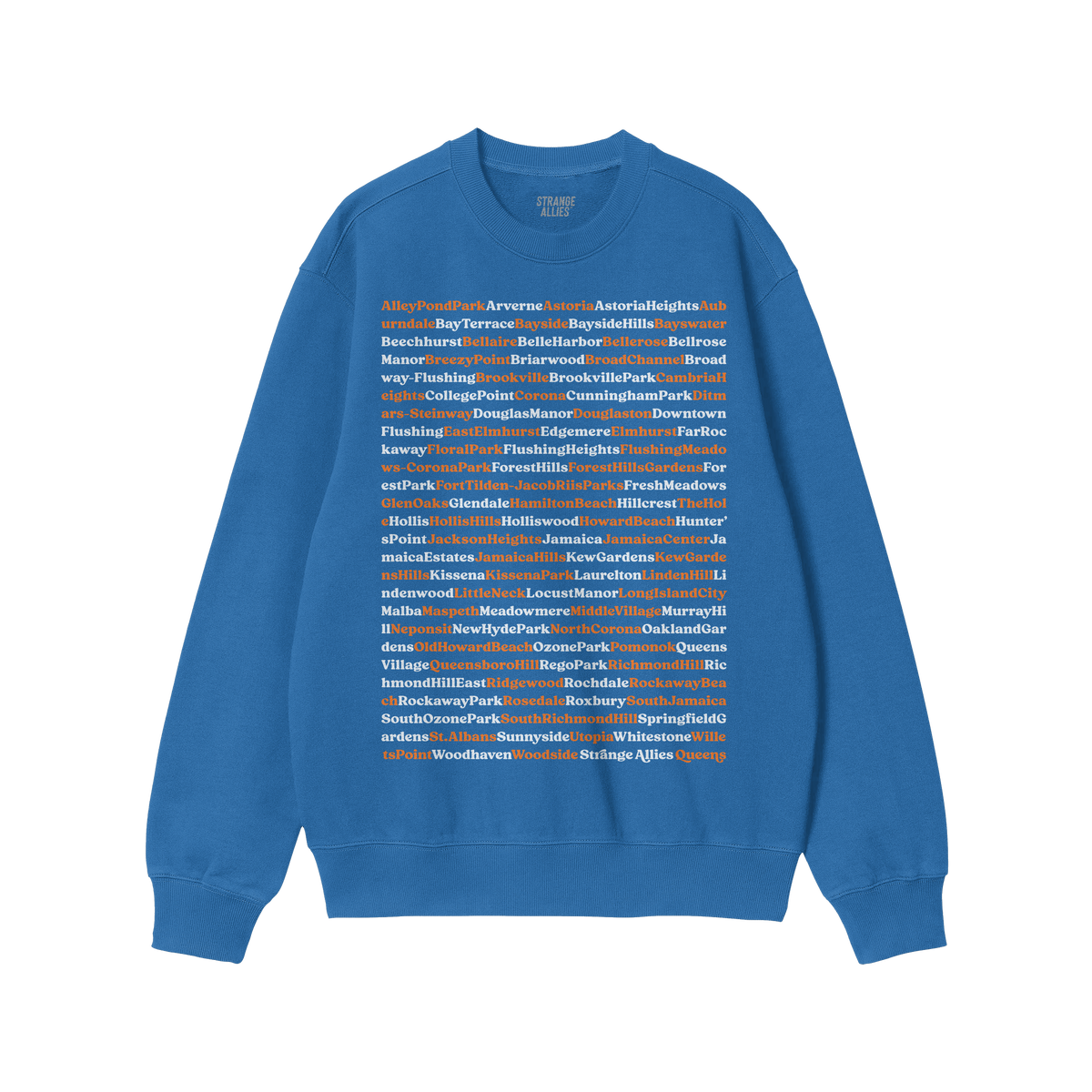 Queens NYC Neighborhoods Sweatshirt