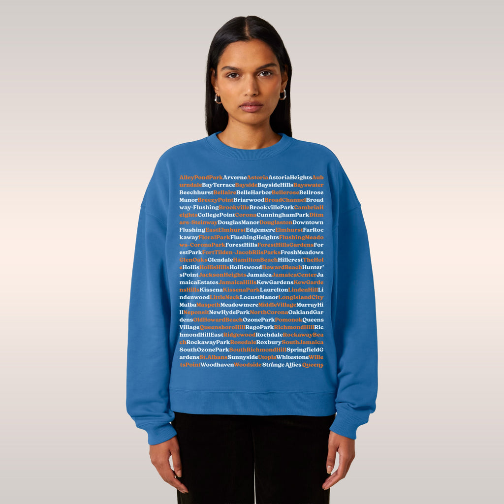 Queens NYC Neighborhoods Sweatshirt