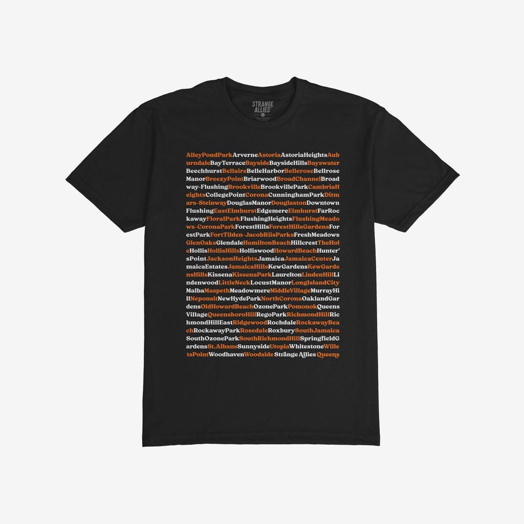 Queens NYC Neighborhoods T-shirt