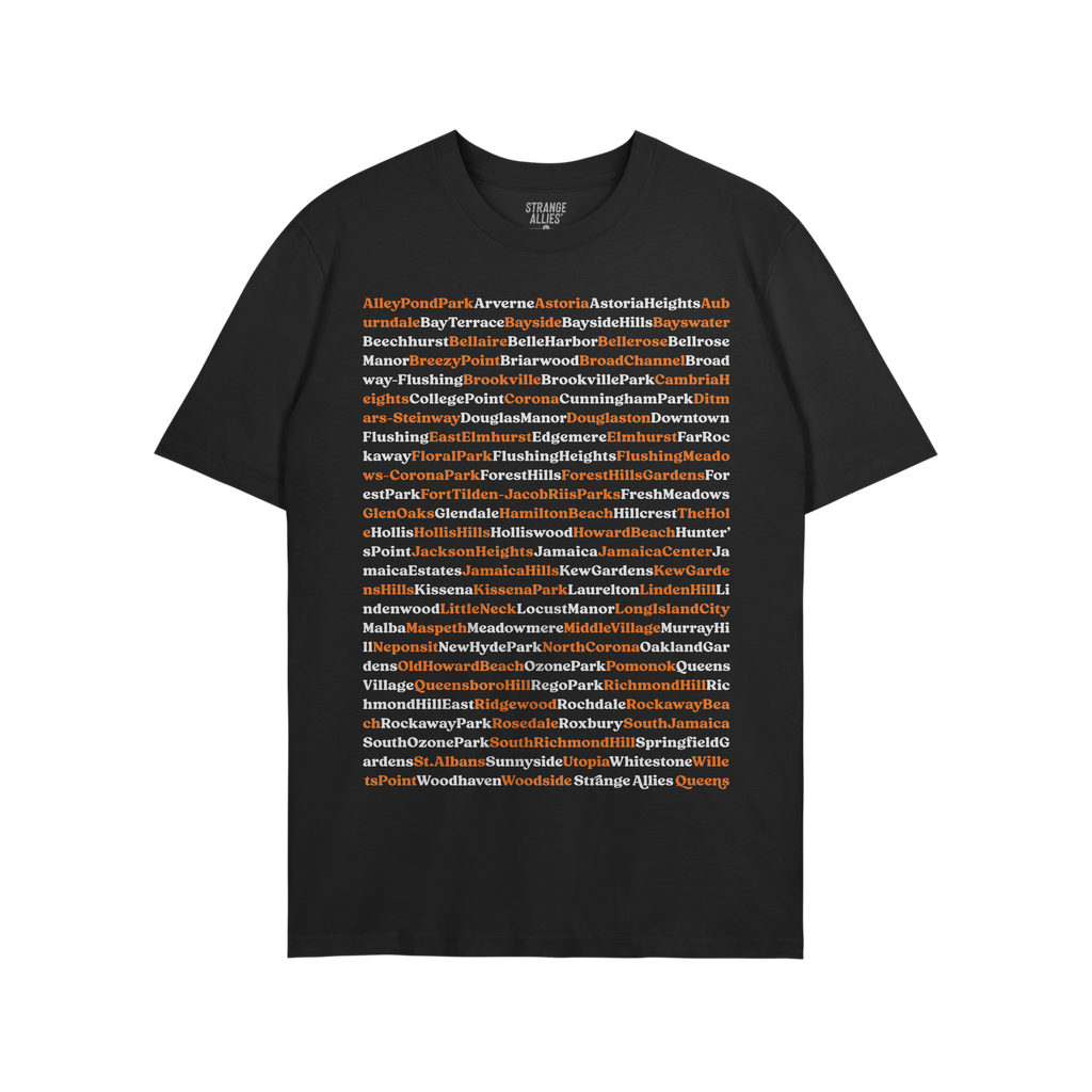 Queens NYC Neighborhoods T-shirt