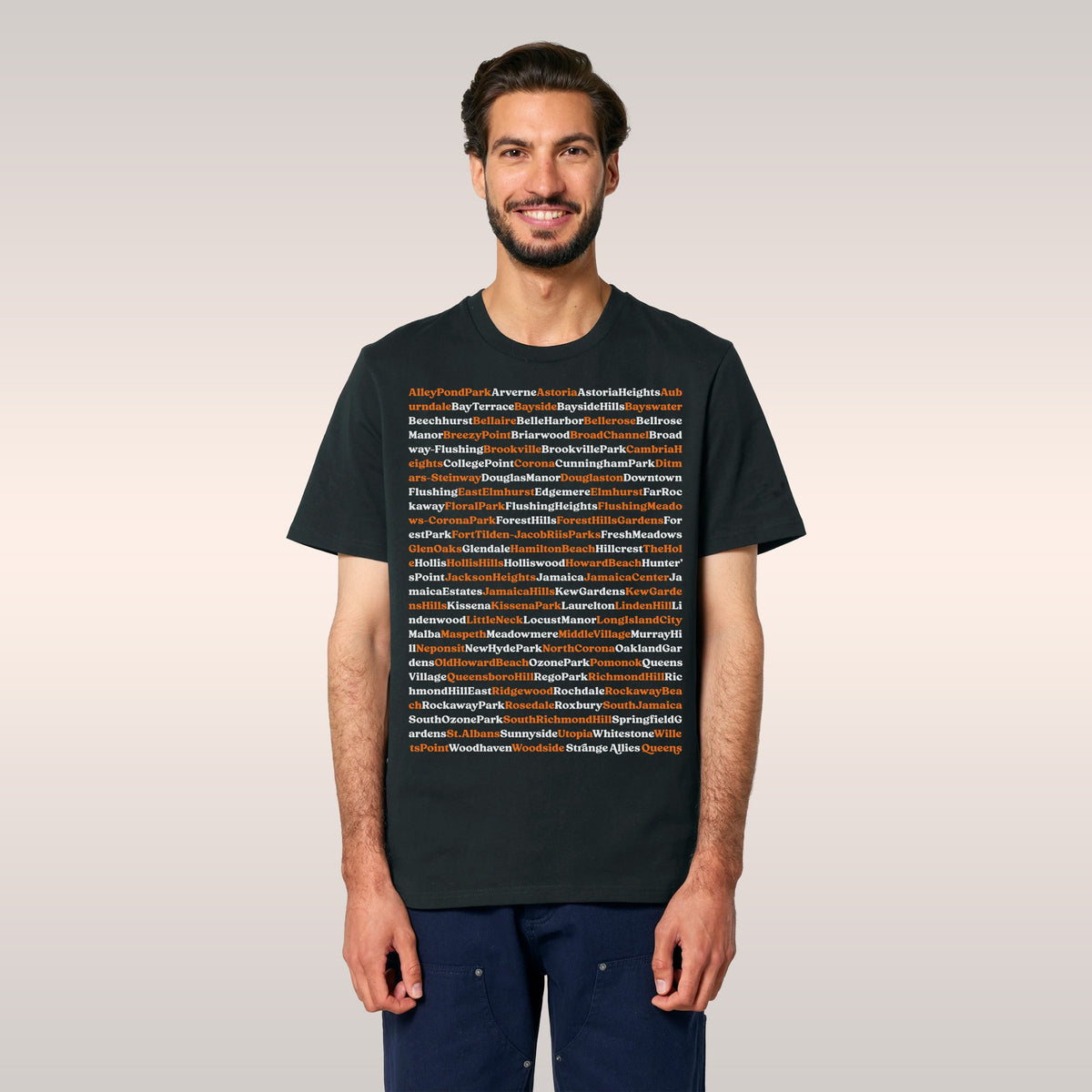 Queens NYC Neighborhoods T-shirt