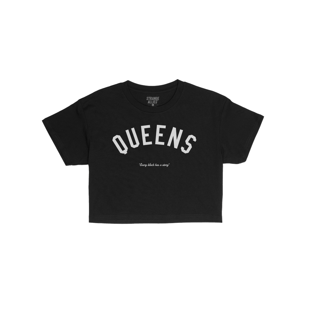 Queens NYC Story Crop Top