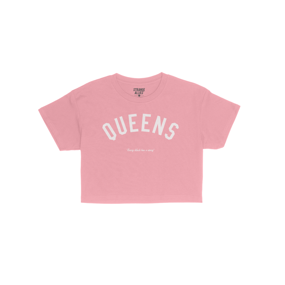 Queens NYC Story Crop Top