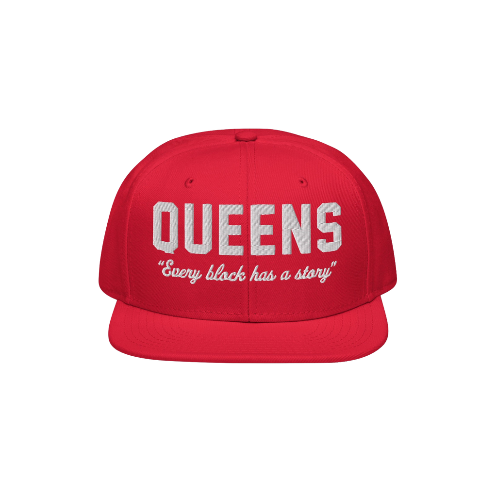 Queens NYC Story Snapback Hat