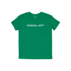Radical Left T-shirt, featuring RADICAL LEFT in bold white letters across the chest, embodies activism and solidarity. Ideal
