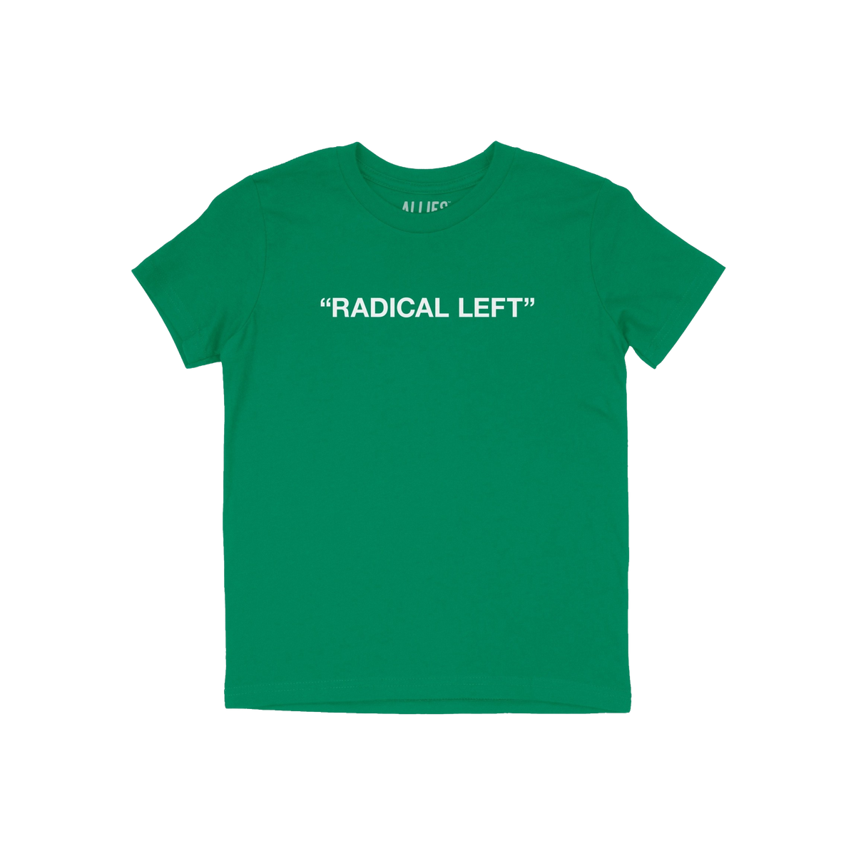 Radical Left T-shirt, featuring RADICAL LEFT in bold white letters across the chest, embodies activism and solidarity. Ideal