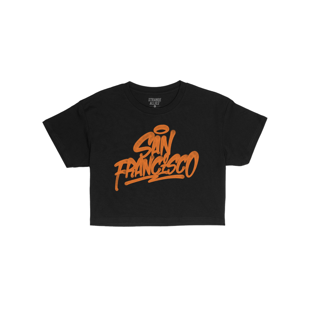 San Francisco Handstyle Crop Top