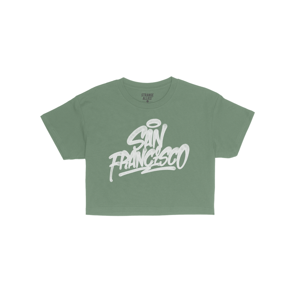 San Francisco Handstyle Crop Top