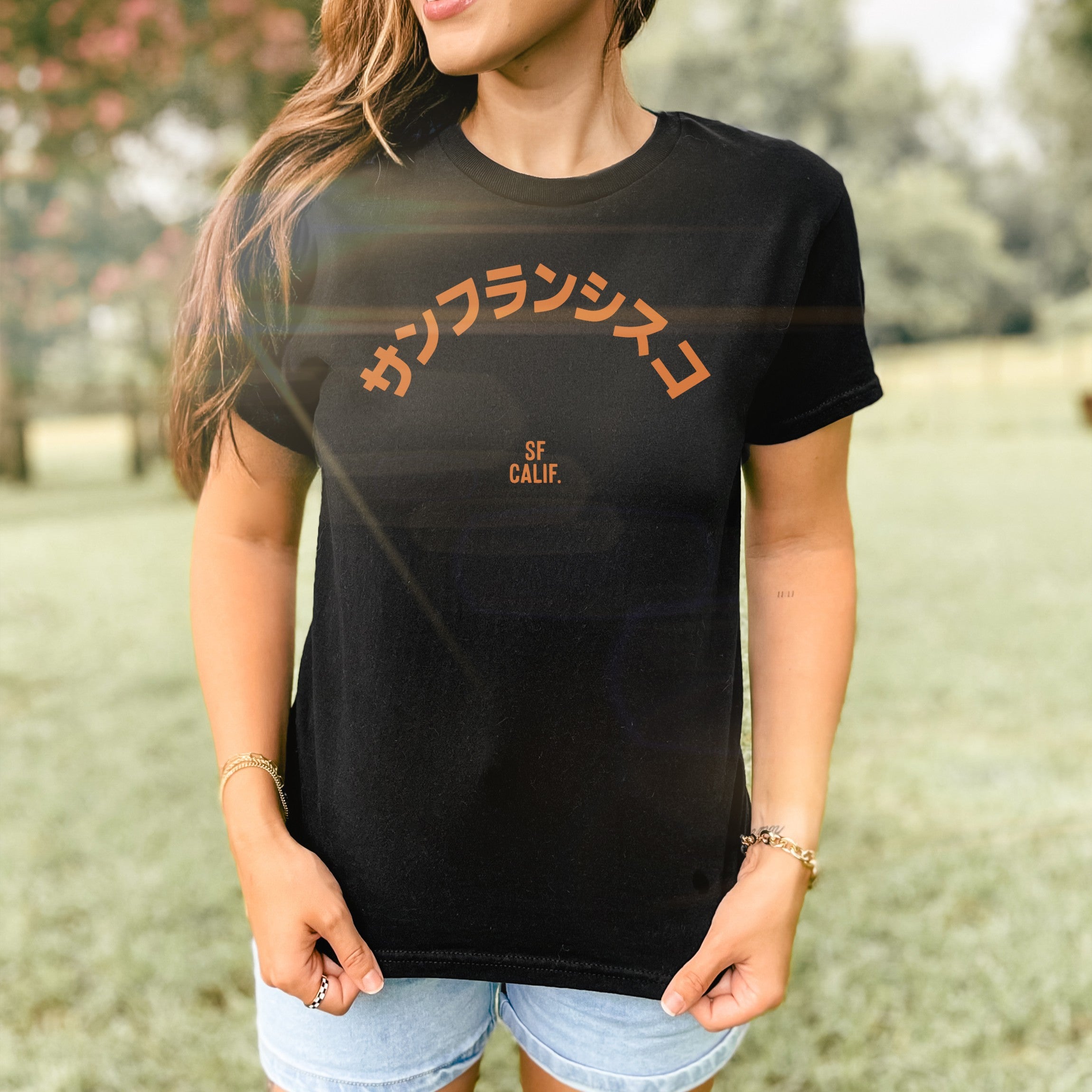 San Francisco Japanese Women's Baby Tee