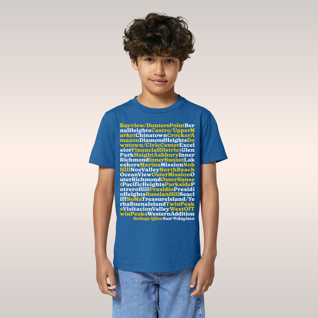 San Francisco Neighborhoods Kids T-shirt