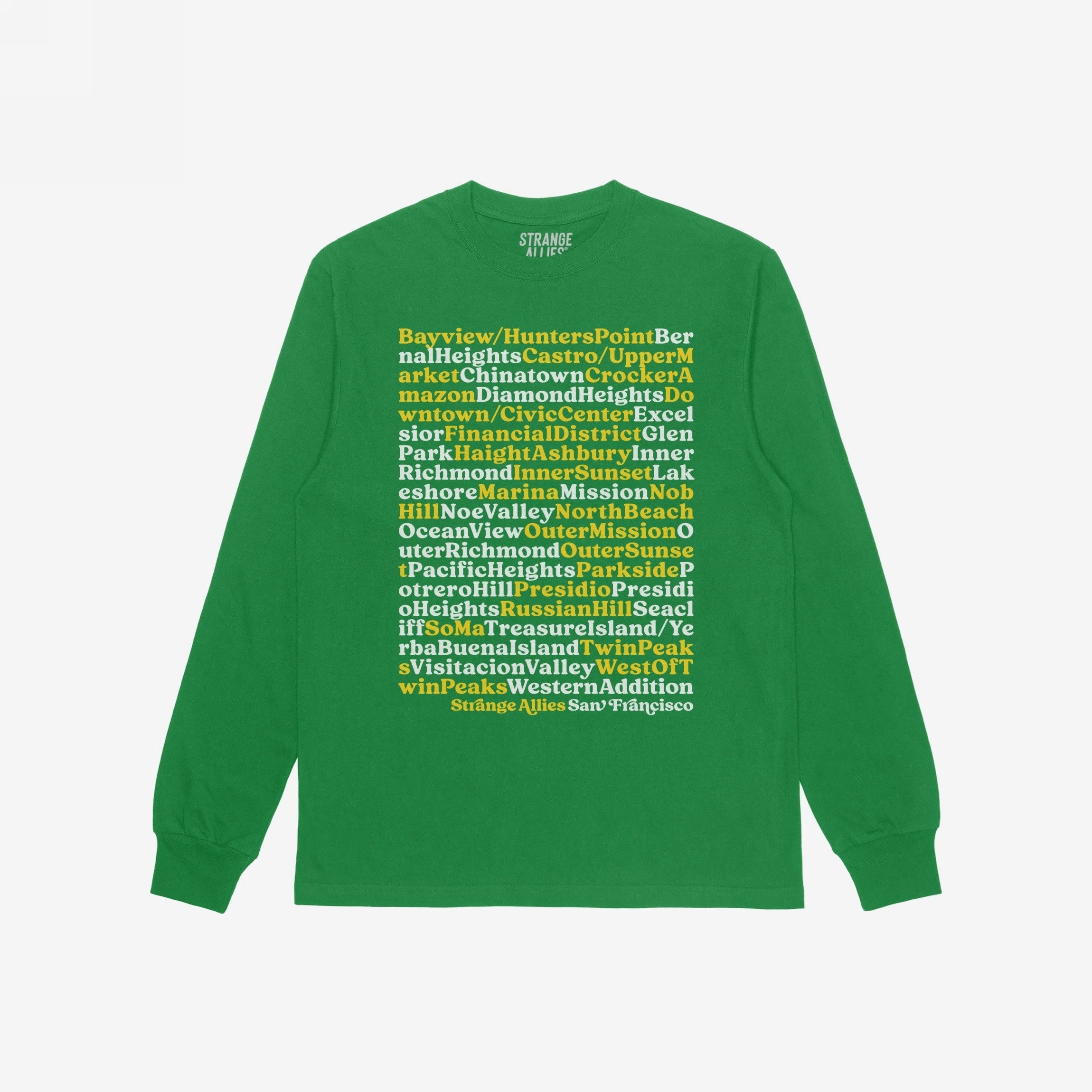 San Francisco Neighborhoods T-shirt