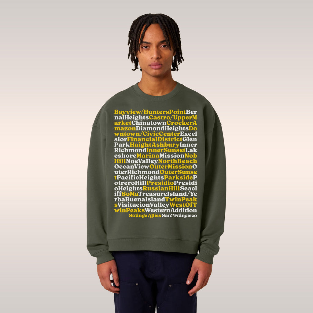 San Francisco Neighborhoods Sweatshirt