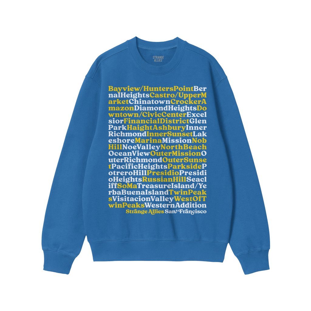 San Francisco Neighborhoods Sweatshirt