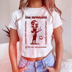 San Francisco Punk Women's Baby Tee