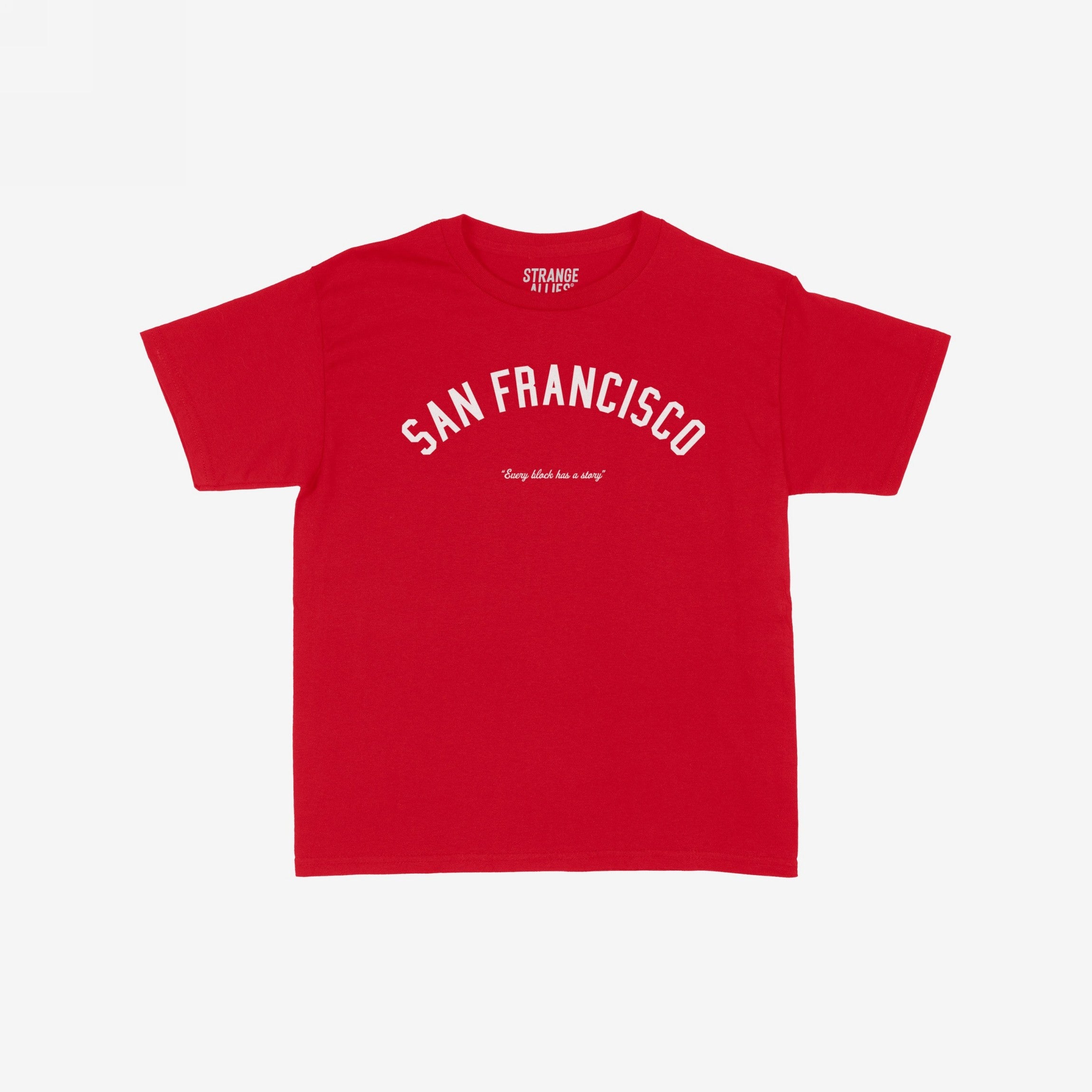 San Francisco Story Women's Baby Tee