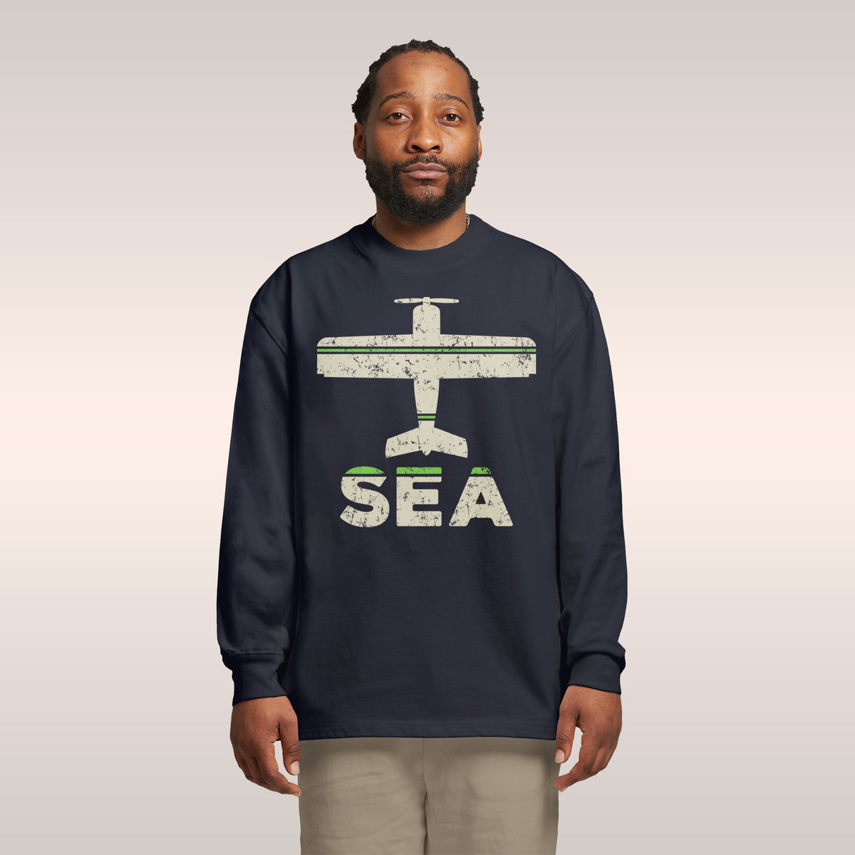 Seattle SEA Airport Long Sleeve T-shirt