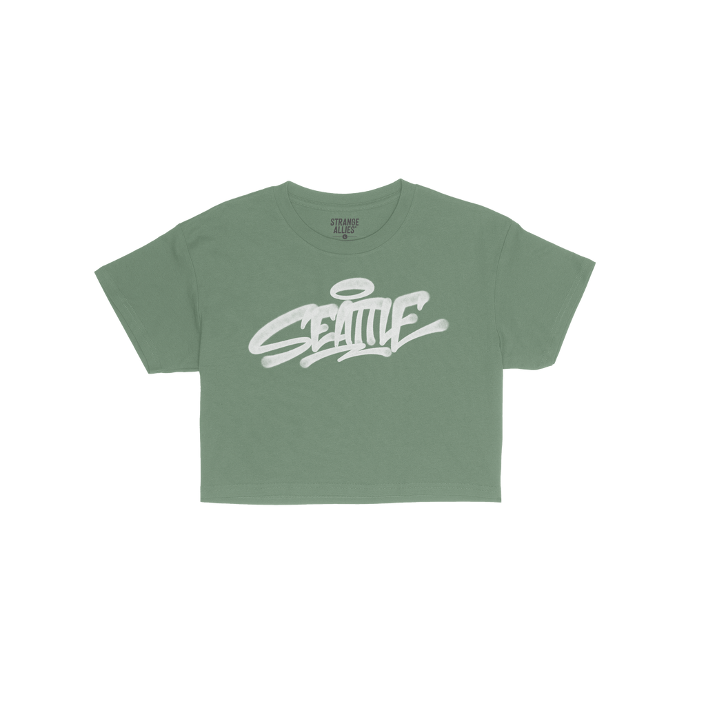 Seattle Handstyle Crop Top