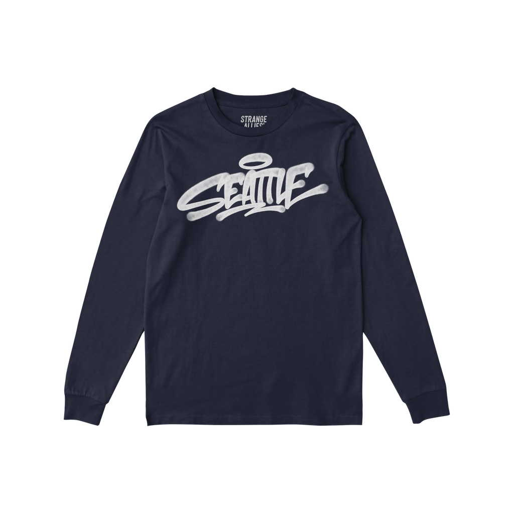 Seattle Handstyle Long Sleeve T-shirt