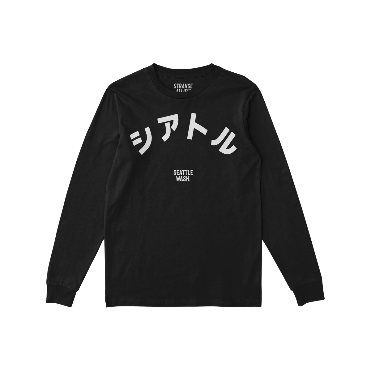 Seattle Japanese Long Sleeve T-shirt