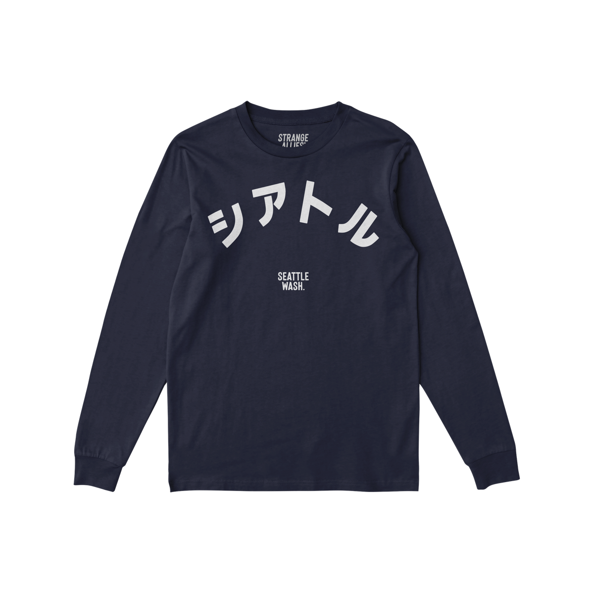 Seattle Japanese Long Sleeve T-shirt
