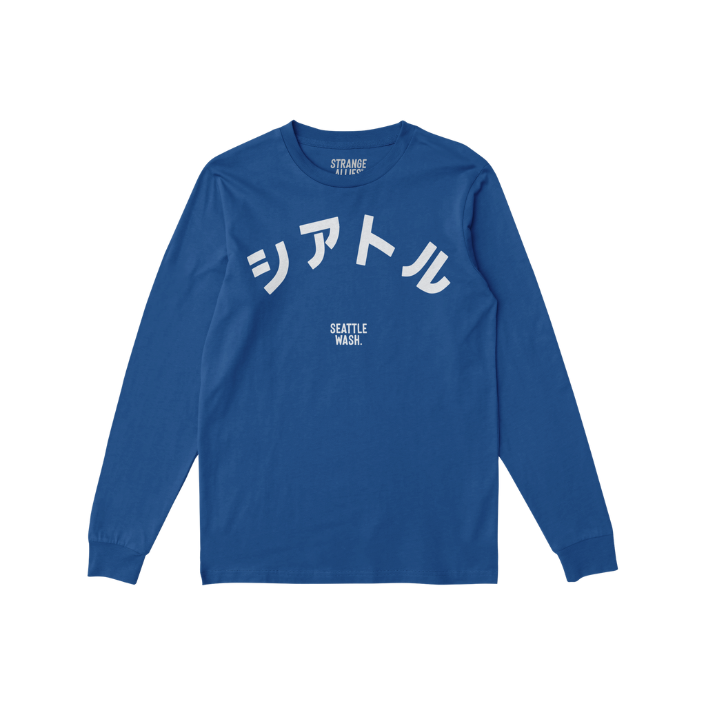 Seattle Japanese Long Sleeve T-shirt