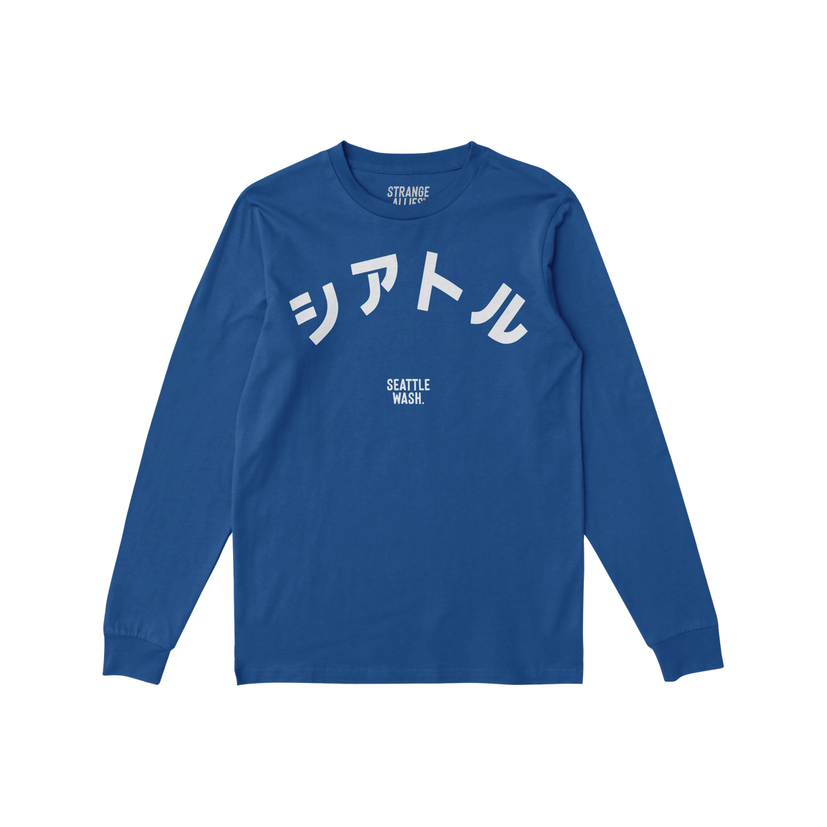 Seattle Japanese Long Sleeve T-shirt