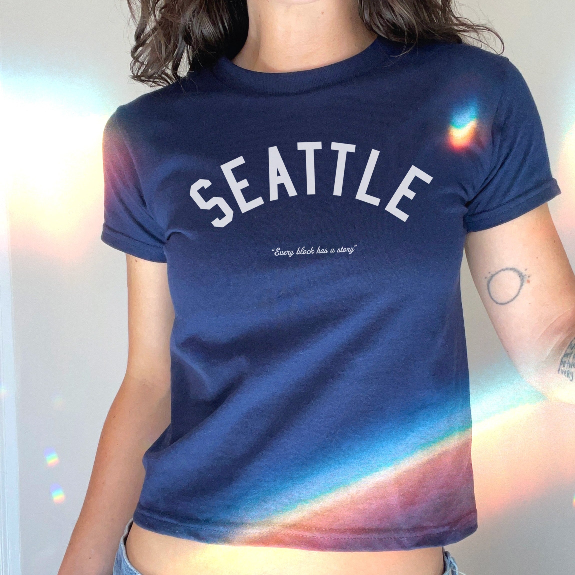 Seattle Story Women's Baby Tee