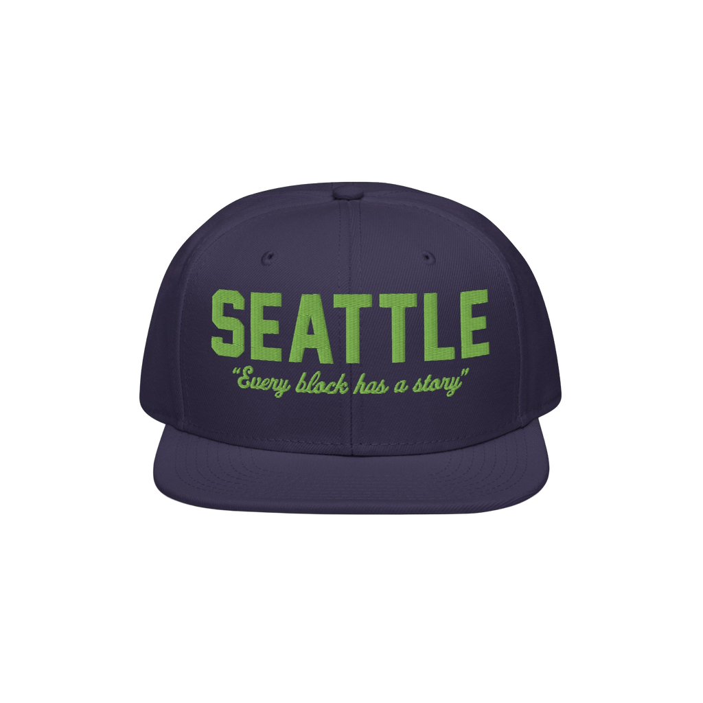 Seattle Story Snapback Hat