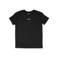 Snacks T-shirt: A plain black crew-neck tee with SNACKS. in white text. Perfect for those embracing their snack-loving side,