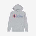 Light-gray Snitches Get Stitches Shirt hoodie with a humorous warning slogan and graphic, featuring a kangaroo pocket and drawstring hood, embodying loyalty and sarcasm against inadequate health insurance.