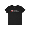 Snitches Get Stitches Shirt features a red no symbol over a speaking face with the slogan Snitches Get Stitches and humorousl