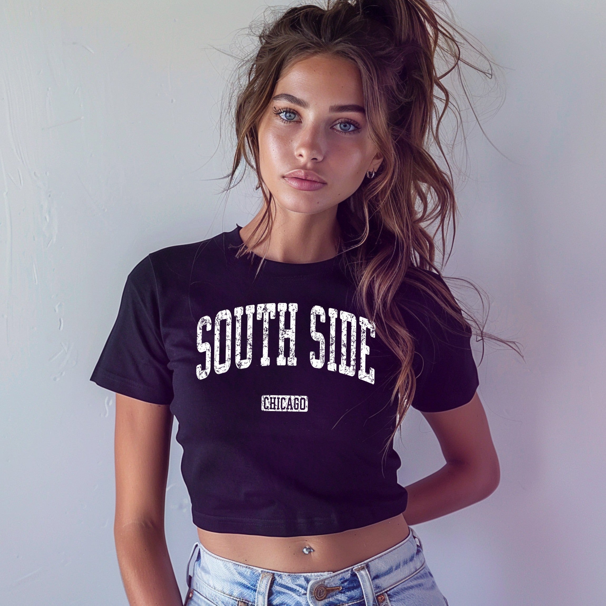 South Side Chicago Women's Baby Tee
