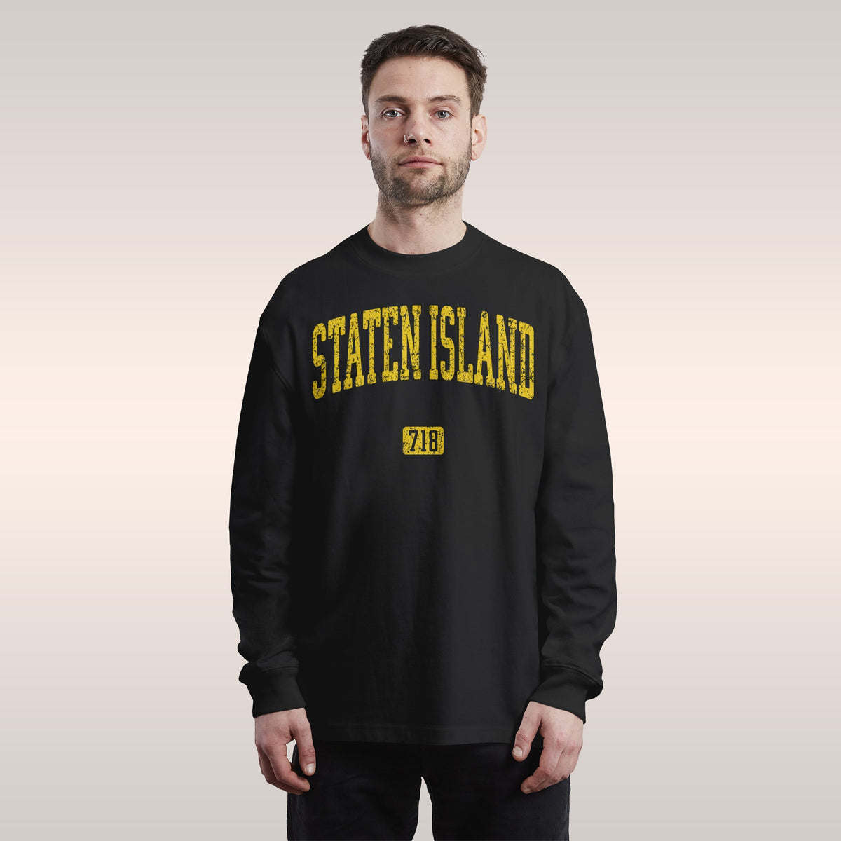 Staten Island 718 Long Sleeve T-shirt