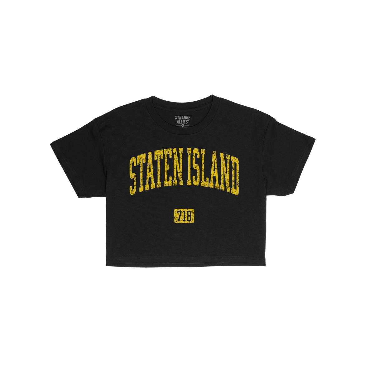 Staten Island 718 Crop Top