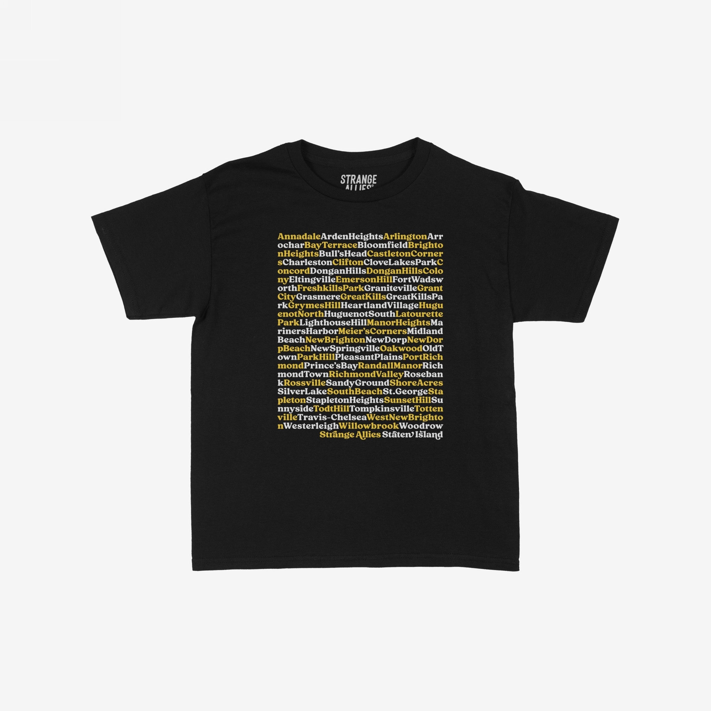 Staten Island Neighborhoods Women's Baby Tee