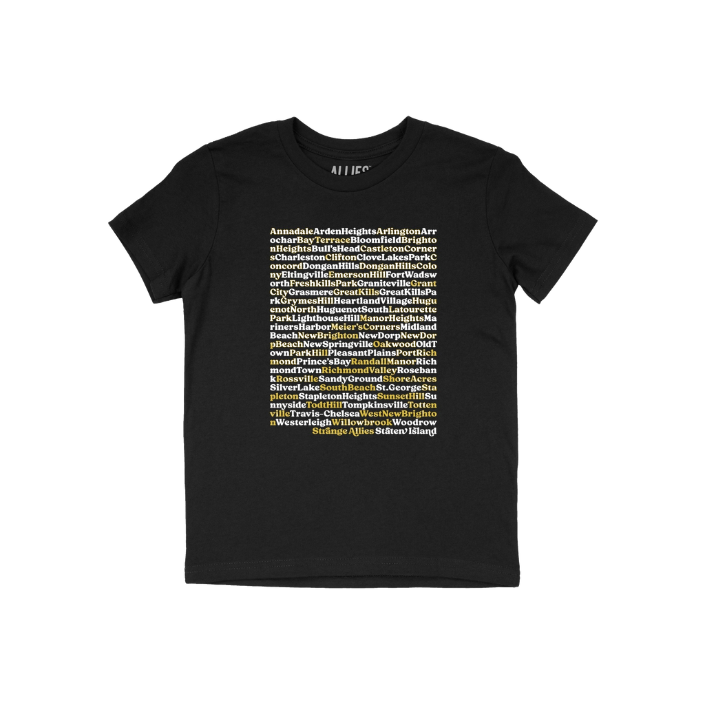 Staten Island Neighborhoods Kids T-shirt