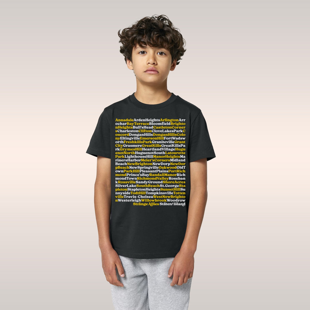 Staten Island Neighborhoods Kids T-shirt
