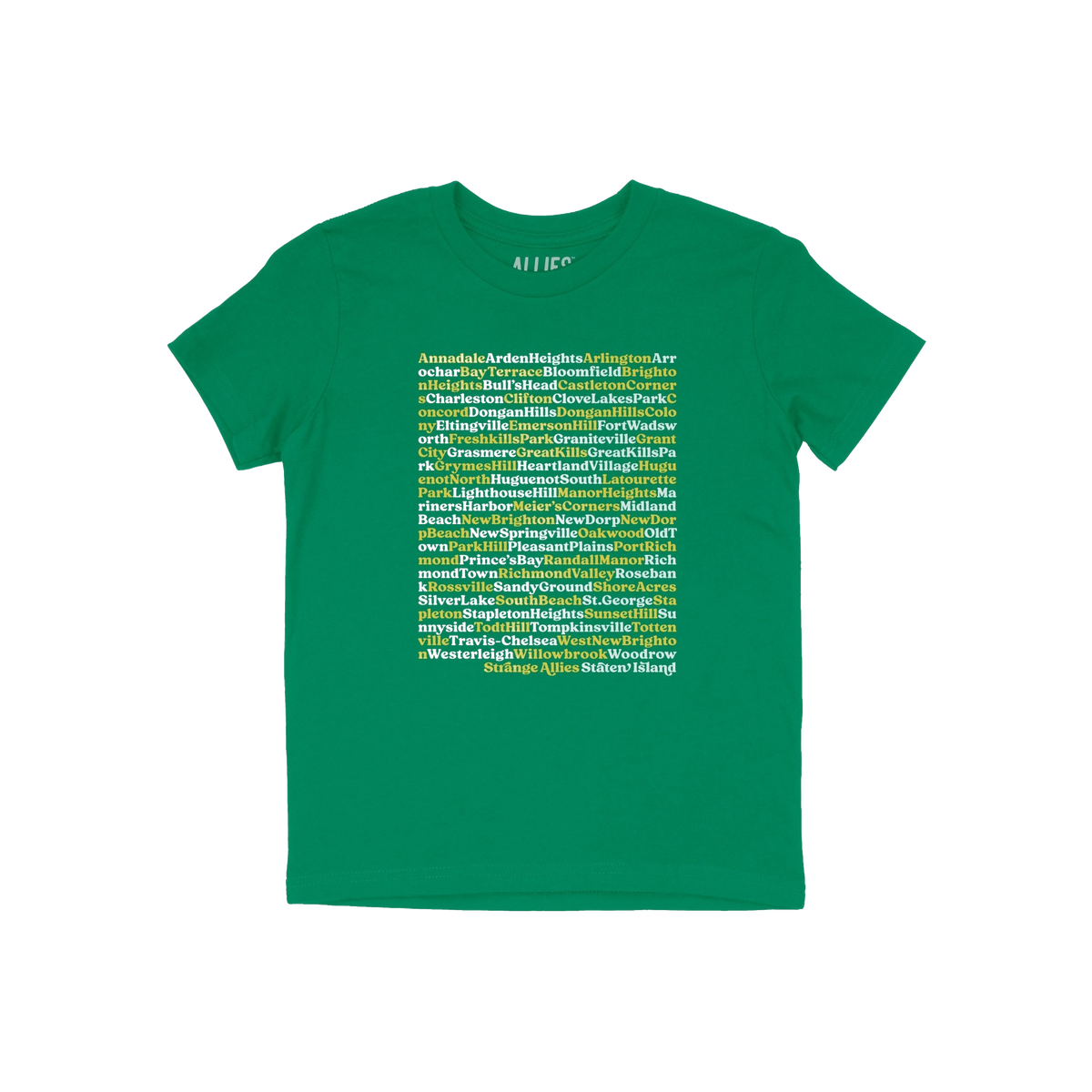 Staten Island Neighborhoods Kids T-shirt