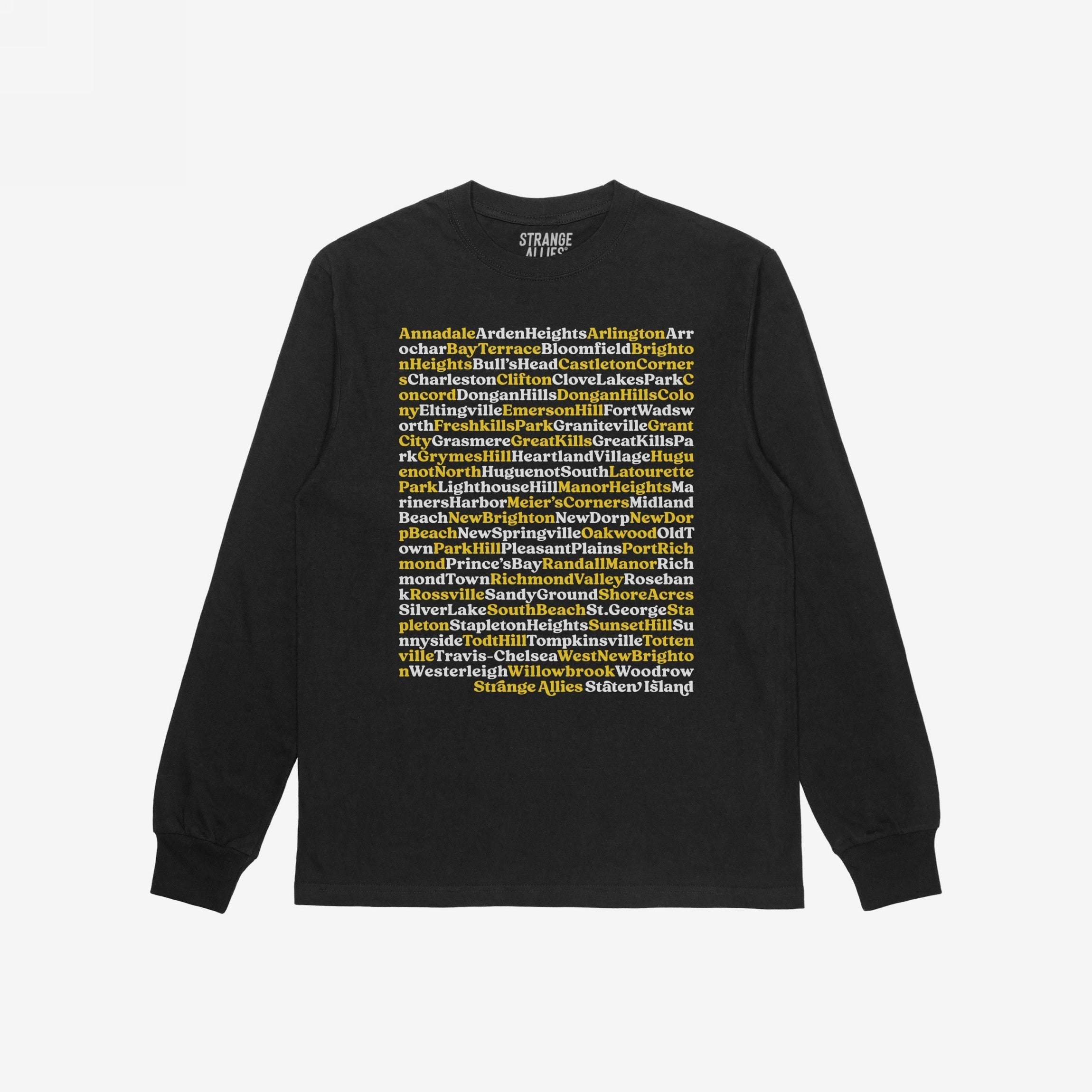 Staten Island Neighborhoods T-shirt