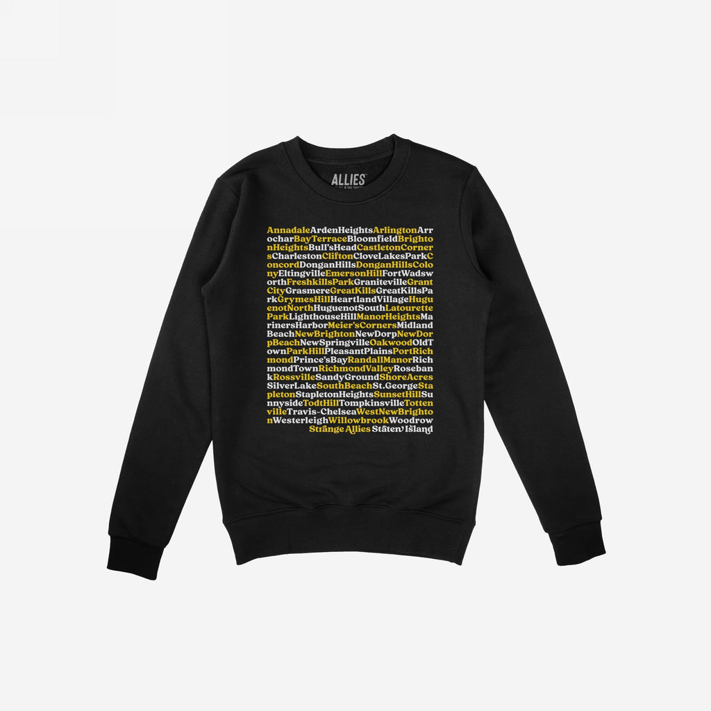 Staten Island Neighborhoods Sweatshirt