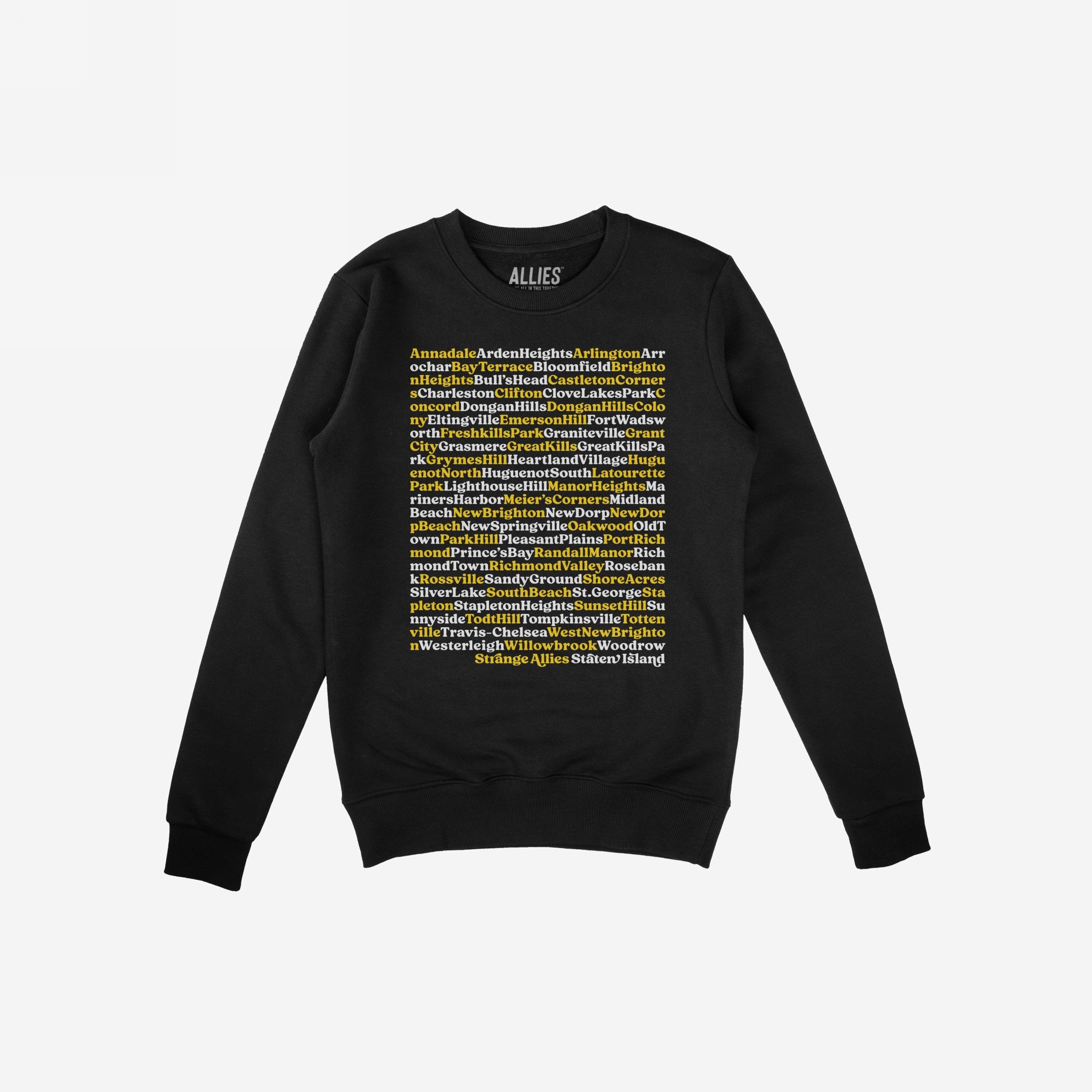 Staten Island Neighborhoods Sweatshirt