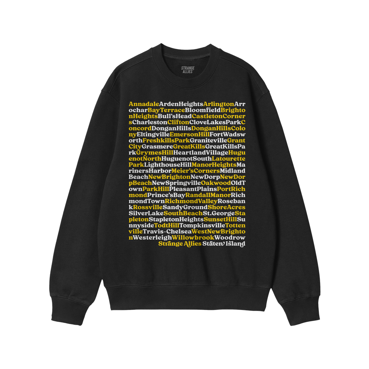Staten Island Neighborhoods Sweatshirt