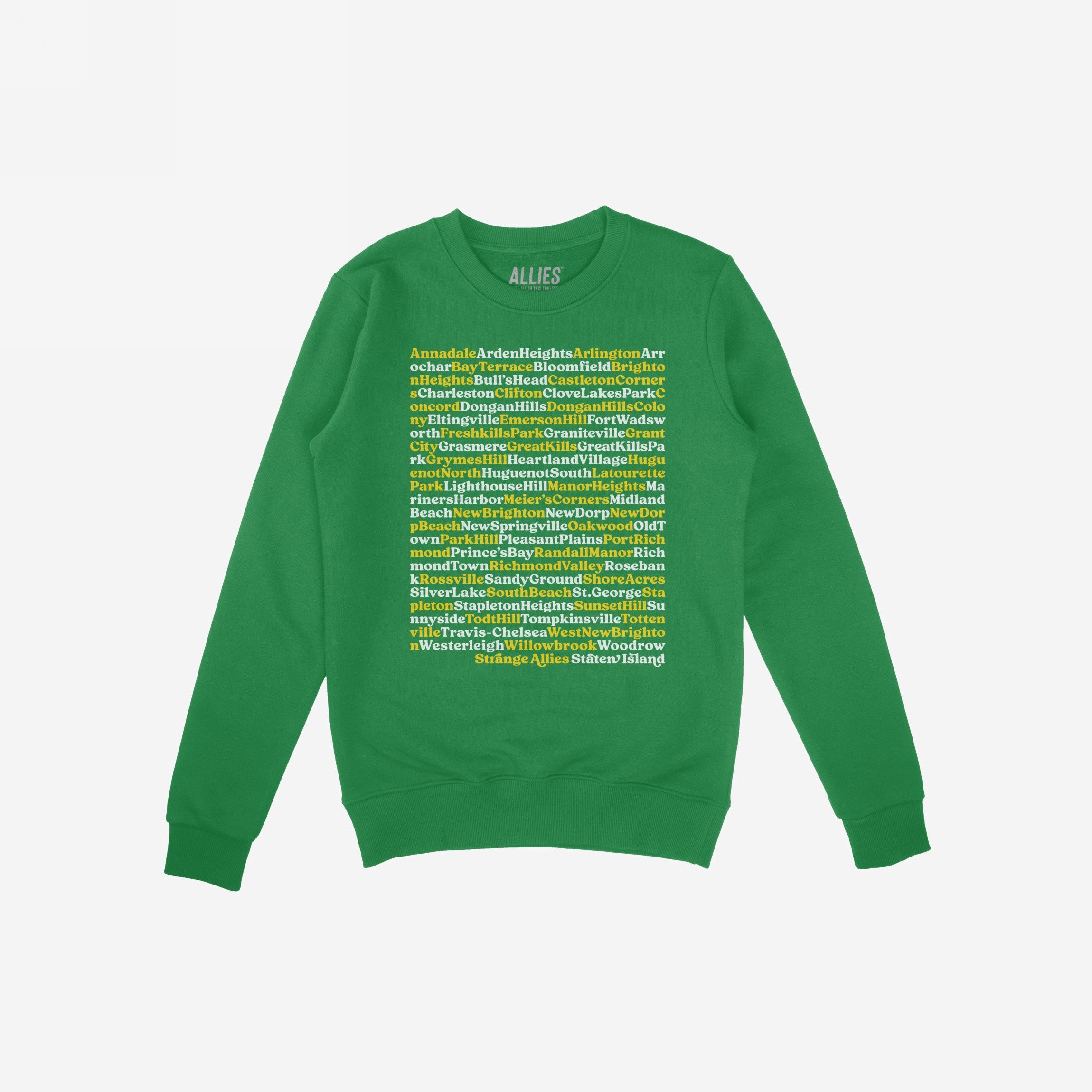 Staten Island Neighborhoods Sweatshirt