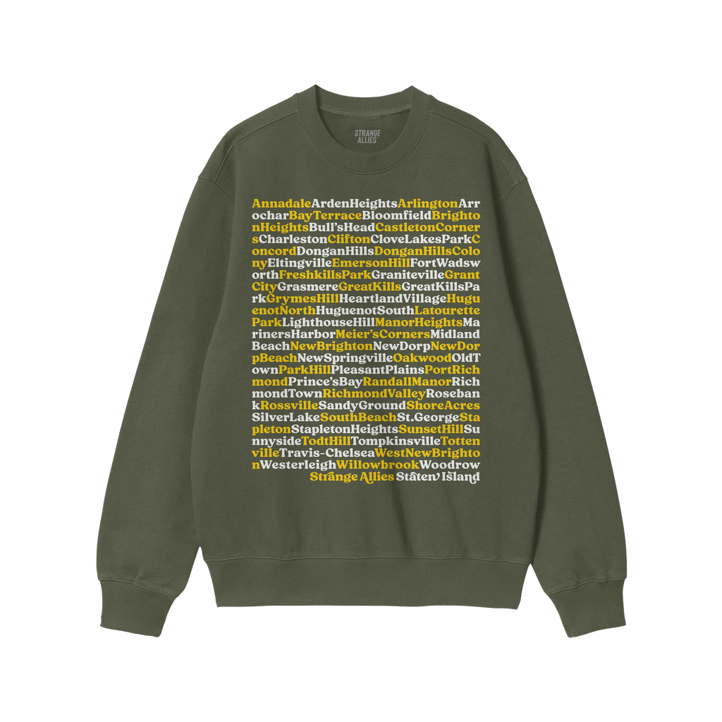 Staten Island Neighborhoods Sweatshirt