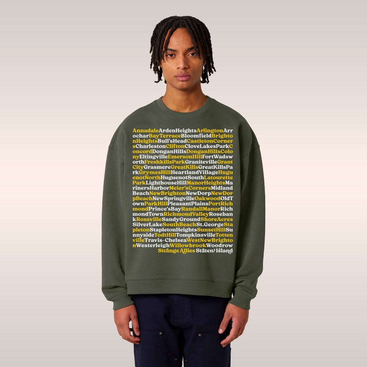 Staten Island Neighborhoods Sweatshirt