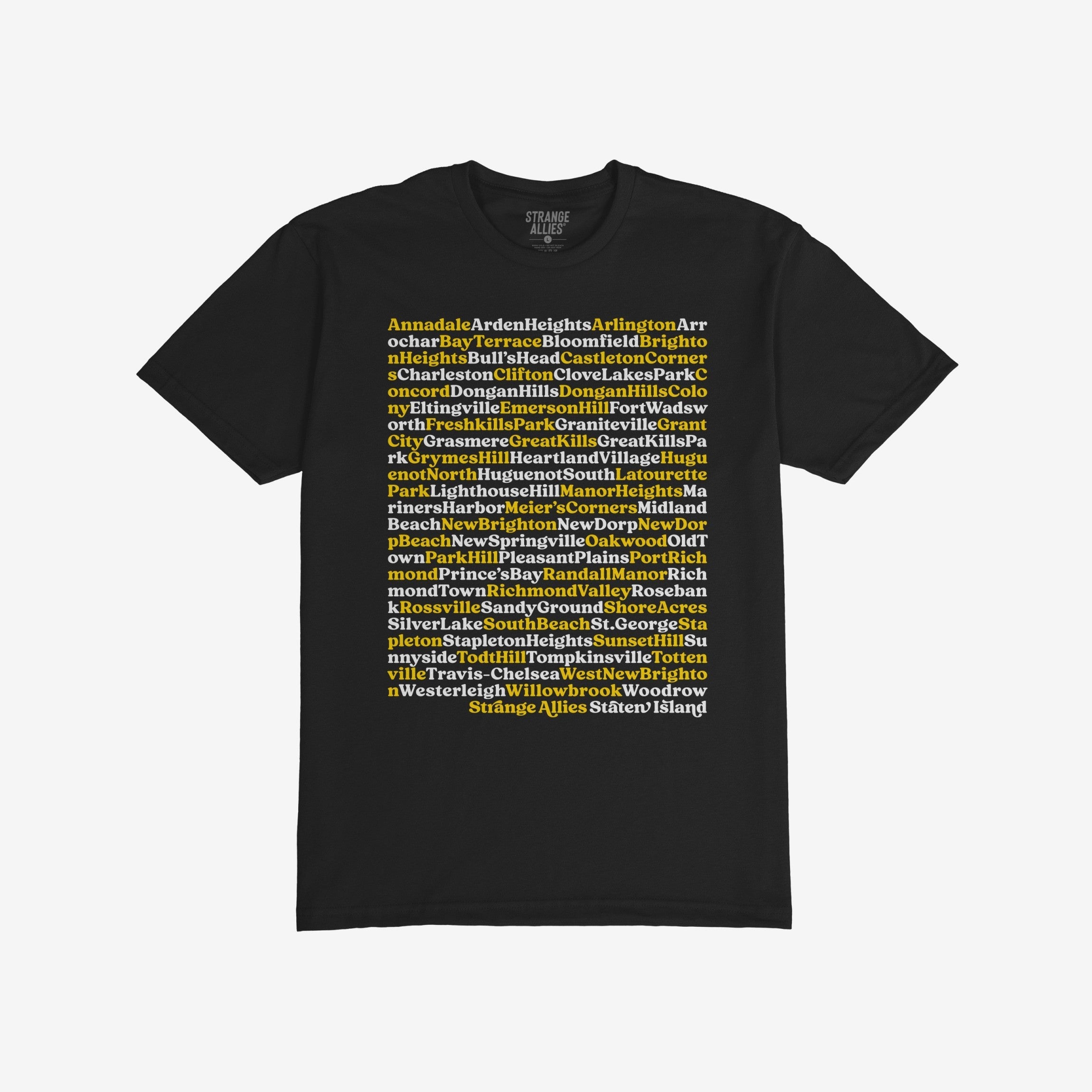 Staten Island Neighborhoods T-shirt