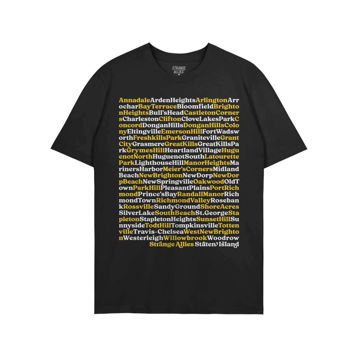Staten Island Neighborhoods T-shirt