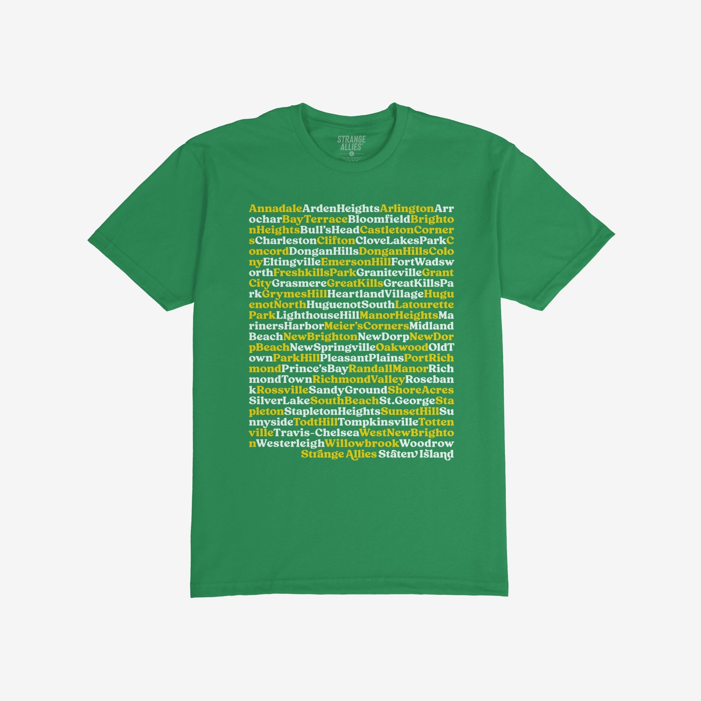 Staten Island Neighborhoods T-shirt