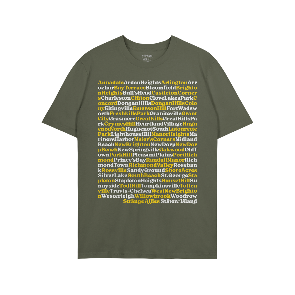 Staten Island Neighborhoods T-shirt