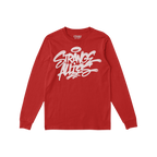 Strange Allies Handstyle T-shirt features a graffiti-style script across the chest, embodying bold, outsider spirit. It has r